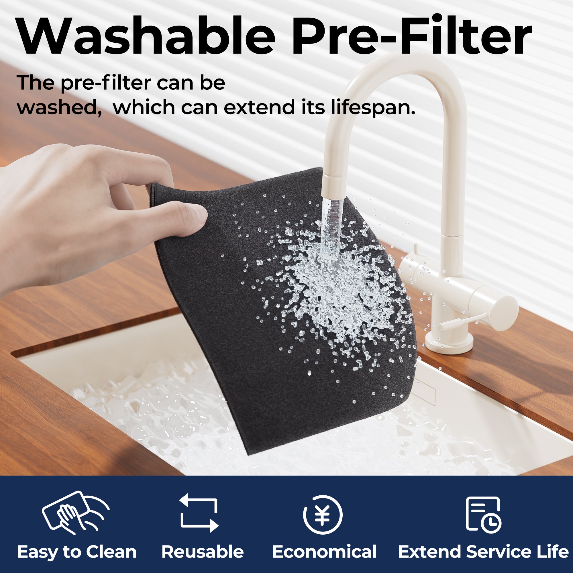 EVALIT ET066 Air Purifier For Home Large Room,White