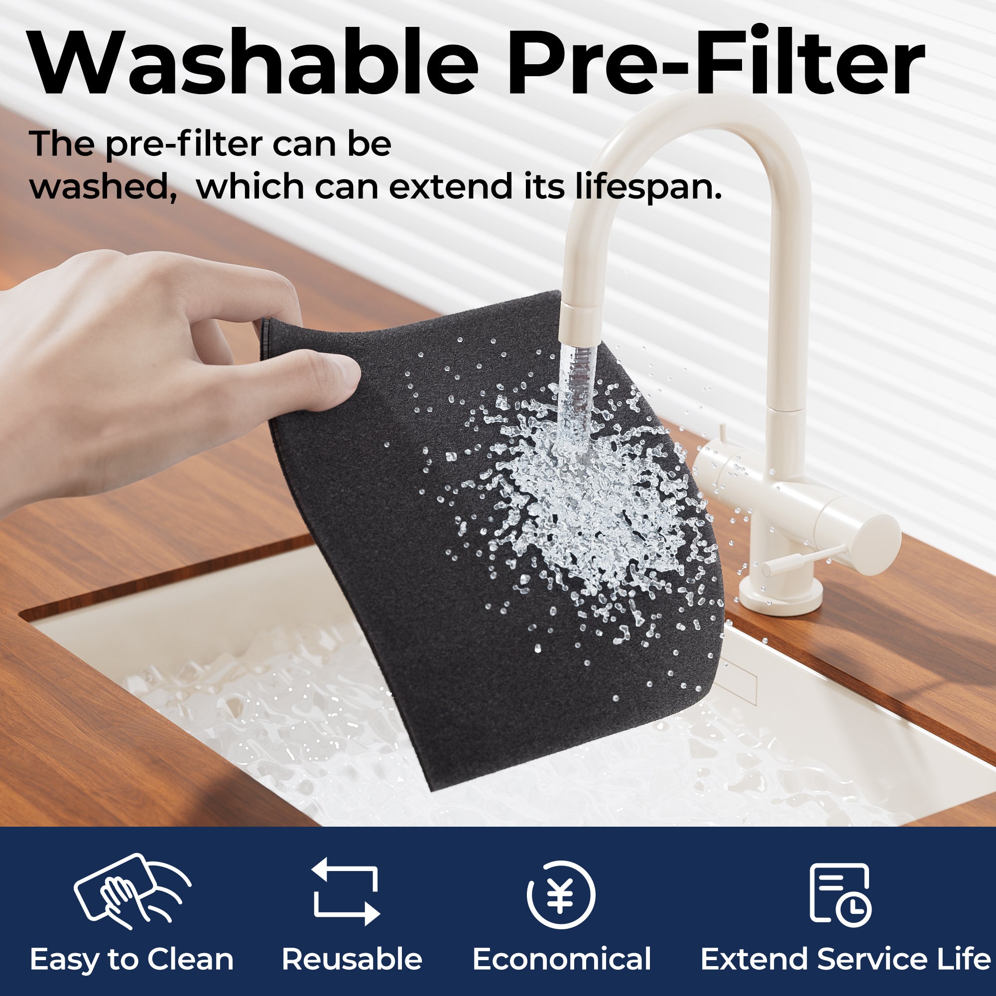 EVALIT ET066 Air Purifier For Home Large Room,Black